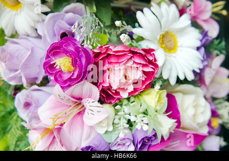 Fleurs bouquet organiser pour la décoration dans la maison Banque D'Images
