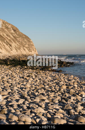 Falaise Ballard, Swanage, Dorset Banque D'Images