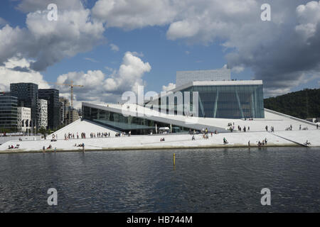 Opera House à Oslo Banque D'Images