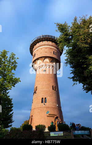 Tour de l'eau (Wieża Ciśnień) à Gizycko, Pologne Banque D'Images