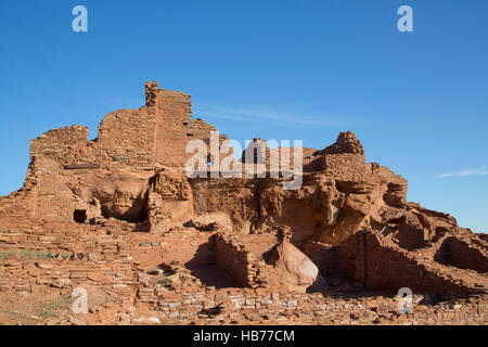 Wupatki Pueblo, peuplé d'environ 1 100 à 1 250 AD AD, Wupatki National Monument, Arizona, USA Banque D'Images