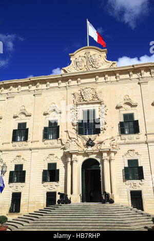 L'Auberge de Castille à La Valette, Malte Banque D'Images