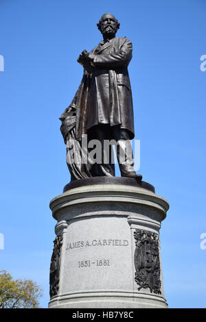 James Garfield Monument à Washington, DC Banque D'Images