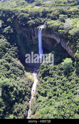 Cascade de Chamarel à l'Ile Maurice, Cascade de Chamarel Banque D'Images