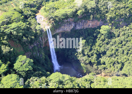 Falls à Chamarel à l'Ile Maurice Banque D'Images