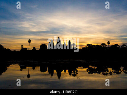 Siem reap Cambodge Angkor Vat au lever du soleil Banque D'Images