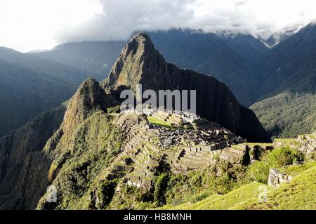 Ancienne cité Inca de Machu Picchu Banque D'Images