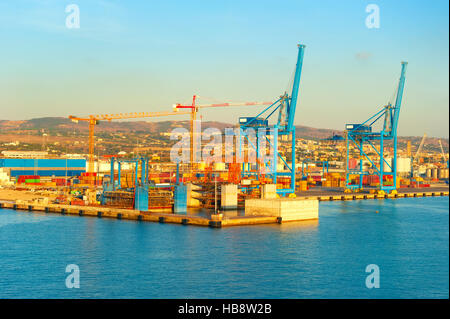 Port de commerce, de l'Italie Banque D'Images