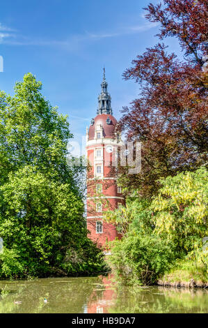Parc Muskau et Muskau Palace Banque D'Images