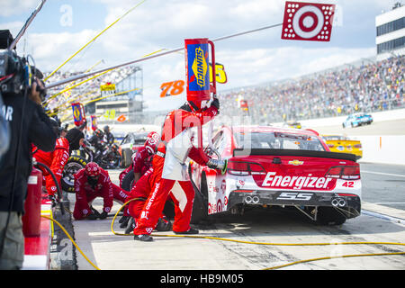 NASCAR : 15 mai 400 AAA dur pour l'Autisme Banque D'Images