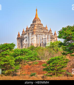 Thatbyinnyu Temple de Bagan. Banque D'Images