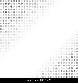 Les patrons de demi-teintes. Dotted Background gris Banque D'Images