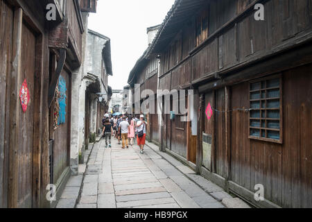 La Chine, la Province de Zhejiang, WuzhenChina Banque D'Images