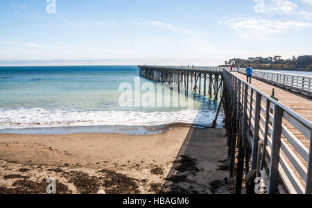 San Simeon Pier en Californie, USA Banque D'Images
