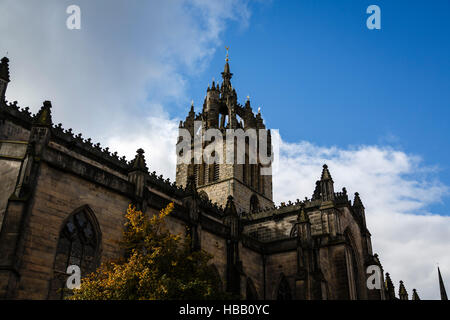 Extérieur de la Cathédrale Saint Giles, Édimbourg, Écosse Banque D'Images