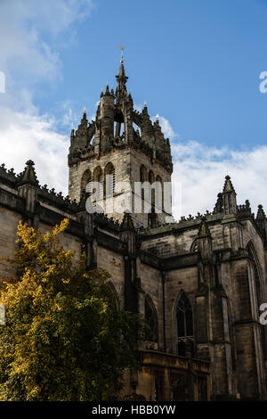 Extérieur de la Cathédrale Saint Giles, Édimbourg, Écosse Banque D'Images