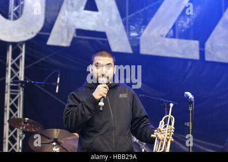 ElbJazz Festival 2013 - Ibrahim Maalouf Banque D'Images