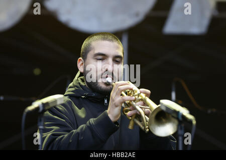 ElbJazz Festival 2013 - Ibrahim Maalouf Banque D'Images