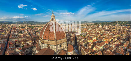 Vue panoramique de Florence, Italie Banque D'Images