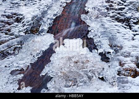 L'hiver froid sur le front de mer Banque D'Images