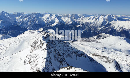 Alpes en hiver Banque D'Images