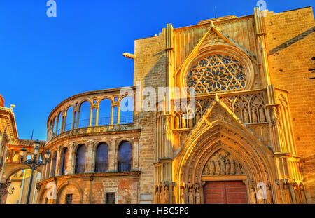 Cathédrale Métropolitaine de l'Assomption à Valence, Espagne Banque D'Images