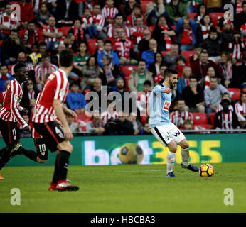 Bilbao, Espagne. 08Th Dec 2016. Mactch Jour 14 Jeu de La Liga Santander la saison 2016-2017 entre l'Athletic Club Bilbao et S.D'Eibar joué San Mames Stadium le dimanche 4 décembre 2016. Bilbao, Espagne. Credit : VWPics/Alamy Live News Banque D'Images