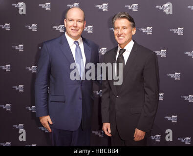 Monaco - 2 décembre 2016 : Remise des Prix d'athlétisme de l'IAAF 2016 avec SAS le Prince Albert II de Monaco et président de l'IAAF | Sebastian Coe Verwendung weltweit/photo alliance Banque D'Images