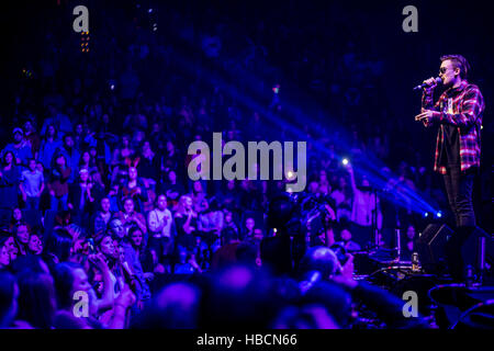 Le Minnesota, USA. 5 Décembre, 2016. Gnash fonctionne à l 101,3 KDWB's Jingle Ball 2016 présentée par Capital One à l'Xcel Energy Center. à St Paul, Minnesota. © l'accès Photo/Alamy Live News Banque D'Images