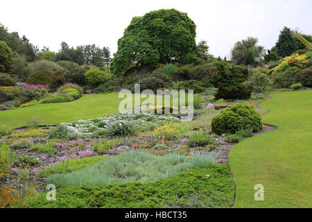 Edimbourg, Royal Botanic Garden, jardin rocheux Banque D'Images