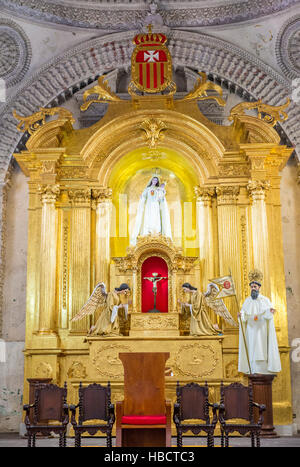 L'église de La Merced à Antigua , Guatemala. La Merced a été construit en 1548. Banque D'Images