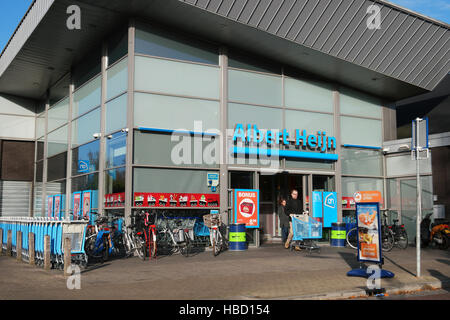 Supermarché Albert Heijn aux Pays-Bas Banque D'Images
