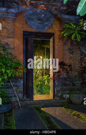 Temple dans l'île de Ubud - Bali Indonésie Banque D'Images