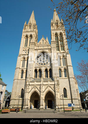 Cathédrale de Truro extérieur de l'immeuble à Cornwall, Angleterre, Royaume-Uni. Banque D'Images