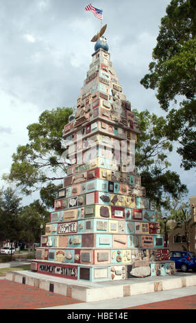 Monument de sculpture à Kissimmee Floride, États-Unis Banque D'Images