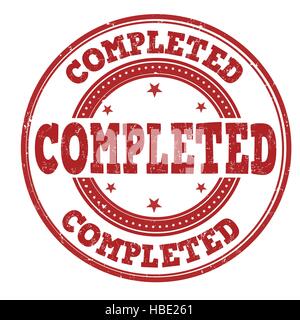 Grunge terminé tampons sur fond blanc, vector illustration Illustration de Vecteur