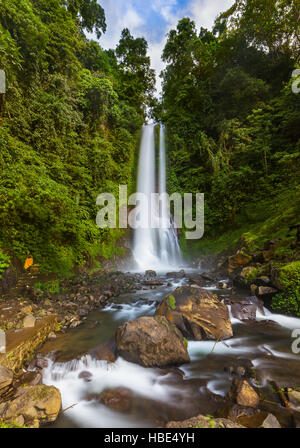 Cascade de Gitgit - île de Bali en Indonésie Banque D'Images