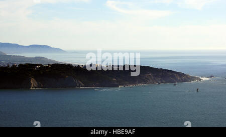 SAN FRANCISCO, USA - Octobre 5th, 2014 : Avis de terres fin avec l'océan Pacifique, en Californie Banque D'Images