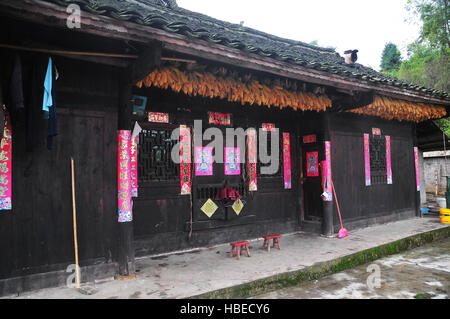 Matang Gejia Village Dong et son peuple dans la province du Guizhou en Chine sont une destination culturelle intéressante pour les touristes. Banque D'Images