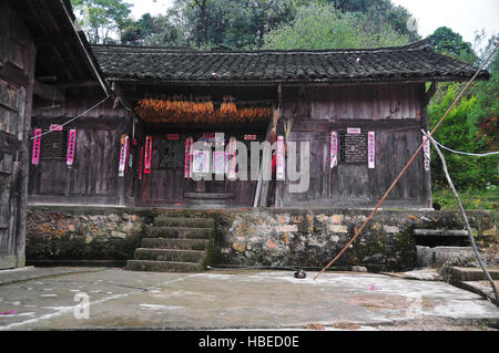 Matang Gejia Village Dong et son peuple dans la province du Guizhou en Chine sont une destination culturelle intéressante pour les touristes. Banque D'Images