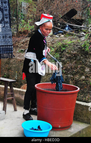 Matang Gejia Village Dong et son peuple dans la province du Guizhou en Chine sont une destination culturelle intéressante pour les touristes. Banque D'Images