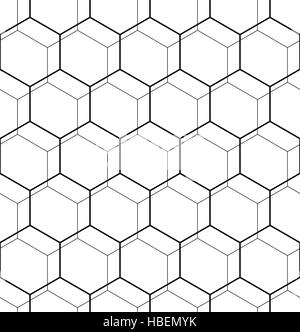 Résumé transparente modèle vectoriel avec hexagones Illustration de Vecteur