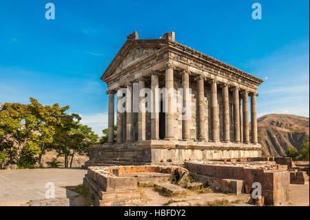 Le Temple de Garni hellénique en Arménie Banque D'Images