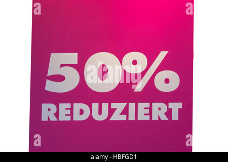 Tag : Cinquante pour cent Banque D'Images