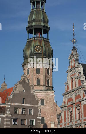 L'EUROPE LETTONIE Riga Banque D'Images