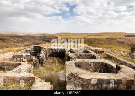 Les ruines d'Ani, Kars, Turquie. Banque D'Images