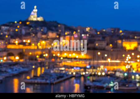 Marseille France Soir Banque D'Images