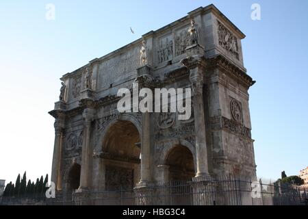 Rome, l'Arc de Constantin Banque D'Images