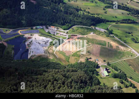 Enfouissement sanitaire généralement Banque D'Images