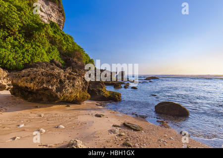 Suluban beach à Bali - Indonésie Banque D'Images